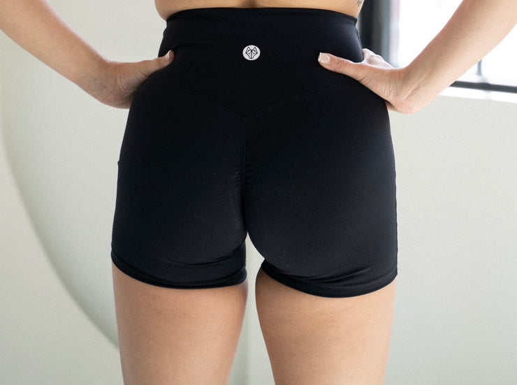 True Black Flex Shorts