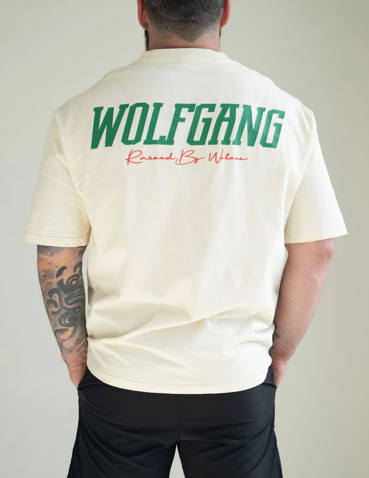 Raised By Wolves Cream Tee