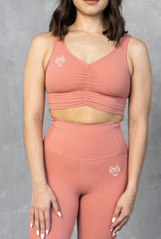 Plump Peach Sports  Bra