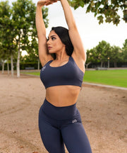 1V1 Space Blue Sports Bra