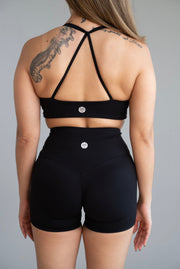 Midnight Black Flex Sports Bra