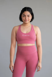 Free Motion Blush Pink Sports Bra